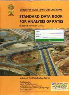 MORTH-Standard-Data-Book-for-Analysis-of-Rates-2019-in-2-vols.-
Plain-Rolling-Terrain-&-Hilly-Terra